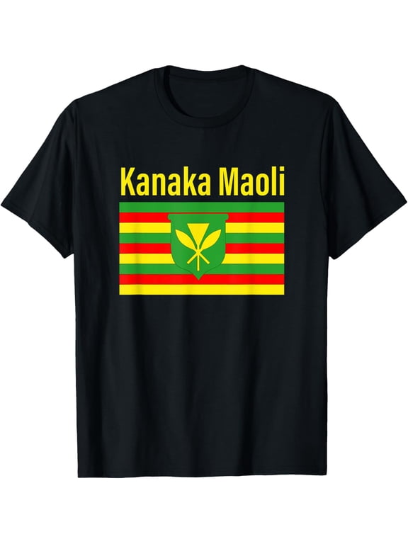 Kanaka Maoli Flag Hawaiian Sovereignty Hawaii State Samoan T-Shirt