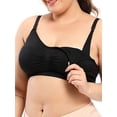 thumbnail image 1 of Kanali Women Plus Size Wire Free Padded Nursing Bra Maternity Breastfeeding Bras, 1 of 4