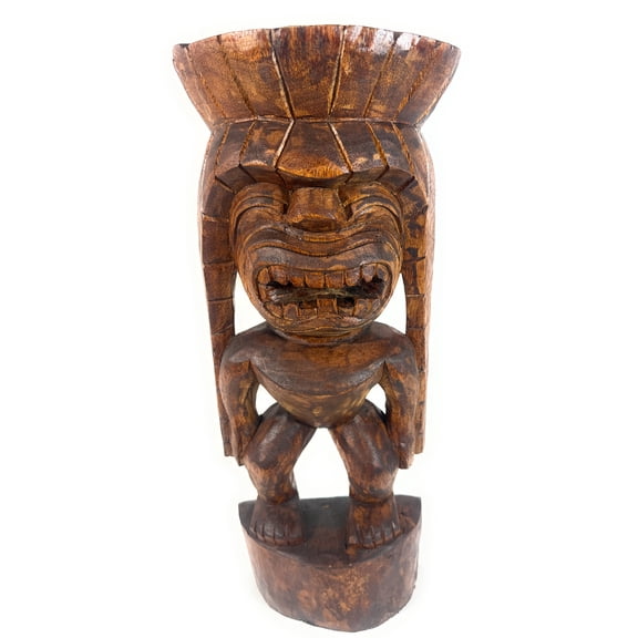 Kanaloa Tiki 24 inch Rustic Finish - Hawaii Museum Replica - Hawaii Heritage | #yuy380160c