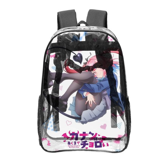 Kanan-sama wa Akumade Choroi Transparent Backpack - Guard Dog Security, Durable and Lightweight, Waterproof Design, Comfortable Straps