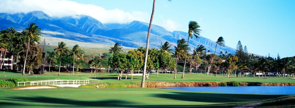 Kanapali Golf Course Maui HI Canvas Art - Panoramic Images (27 x 9)