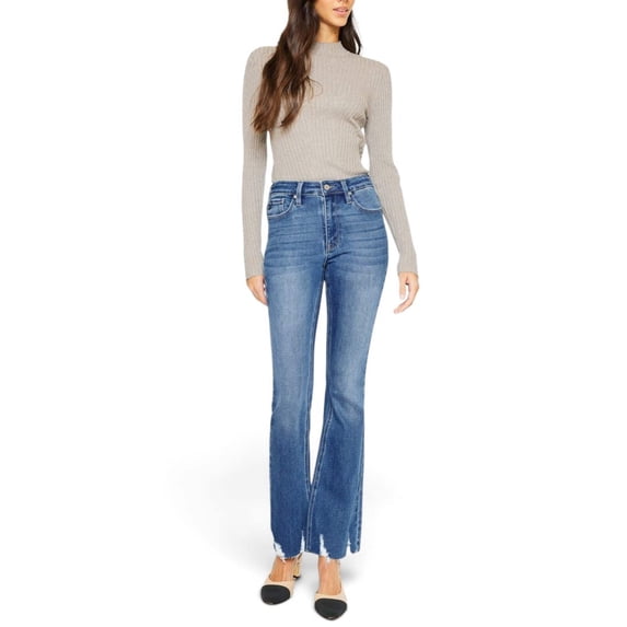 Kancan - Brenda High-Rise Bootcut Jeans (31.5" Inseam) - KC11259