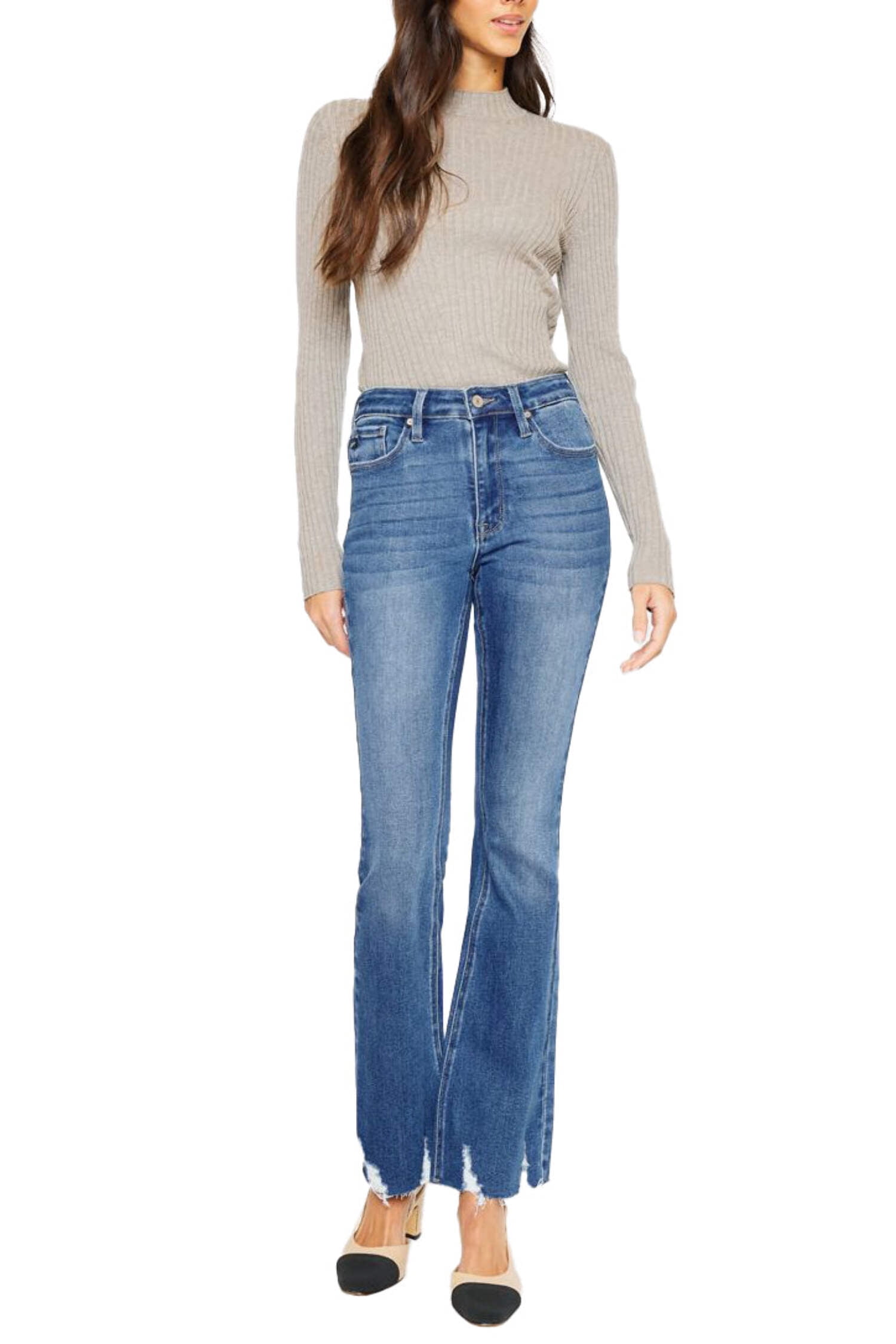 Kancan High Rise Bootcut Jeans
