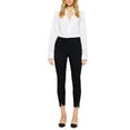 thumbnail image 1 of Kancan - Hadlee High-Rise Skinny Jeans with Frayed Split Hem (26.5" Inseam) - KC8604-NV, 1 of 11