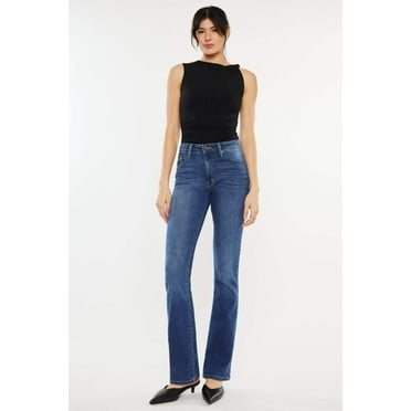 Kancan High Rise Slim Bootcut Jeans for Women