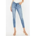 thumbnail image 1 of Kancan High Waist Cat's Whiskers Skinny Jeans, 1 of 8
