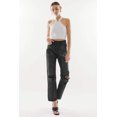 thumbnail image 1 of Kancan - Lynne Ultra High-Rise Straight Jeans in Rigid Dark Grey (30" Inseam) - kc6387dgop, 1 of 8