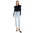 thumbnail image 1 of Kancan - Mid-Rise Cropped Straight Leg Jeans (27" Inseam) - KC20063M, 1 of 9