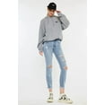 thumbnail image 1 of Kancan Mid Rise Distressed Ankle Skinny Jeans, 1 of 8