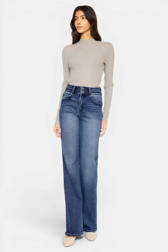 - Onyx Ultra High-Rise Holly Flare Jeans (34" Extra Long Inseam) - KC20020
