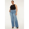 thumbnail image 1 of Kancan Plus High Rise Trouser Wide Leg Jeans, 1 of 9