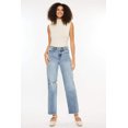 thumbnail image 1 of Kancan Ultra High Rise Distressed Straight Jeans, 1 of 5
