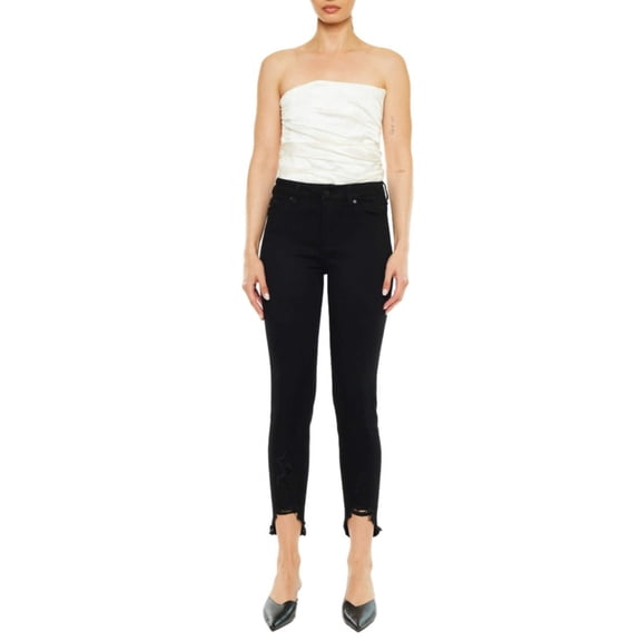 Kancan - Women's High Rise Ankle Skinny Jeans - kc8395