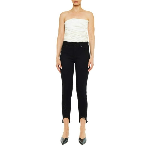 Kancan - Women's High Rise Ankle Skinny Jeans - kc8395