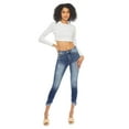 thumbnail image 1 of Kancan - Women's High Rise Ankle Skinny Jeans - kc9204d with kc8395, 1 of 11