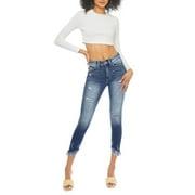 Kancan - Women's High Rise Ankle Skinny Jeans - KC9204D-NV