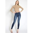 thumbnail image 1 of Kancan - Women's High Rise Button Fly Distressed Super Skinny Jeans - kc7113 ST, 1 of 9