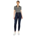 thumbnail image 1 of Kancan - Women's High Rise Button Fly Distressed Super Skinny Jeans - kc7273, 1 of 10