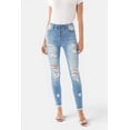 thumbnail image 1 of Kancan - Women's High Rise Button Fly Distressed Super Skinny Jeans - kc7310 with kc6192 ST, 1 of 10