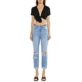 thumbnail image 1 of Kancan - Women's High Rise Mom Jeans - kc8579L, 1 of 9