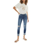 Kancan - Women's Low Rise Super Skinny Jeans - Distressed - KC8245-NV