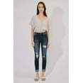 thumbnail image 1 of Kancan - Women's High Rise Distressed Cuffed Ankle Skinny Jeans - KC7299, 1 of 11