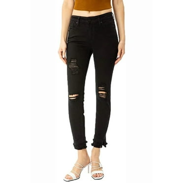 Kancan - Women's Mid Rise Ankle Skinny Jeans - kc6204