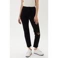 thumbnail image 1 of Kancan Womens High Rise Straight Jeans Black 9/28, 1 of 1