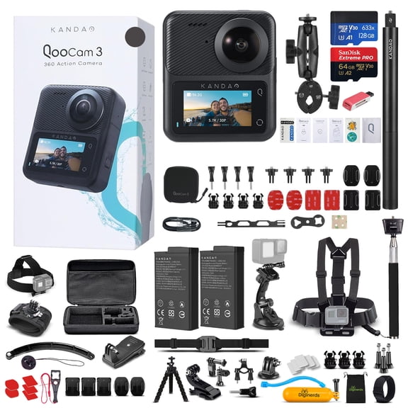 Kandao 62 MP 360 Digital Camera, Black