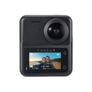 كاميرا الحركة البانورامية Kandao QooCam 3 360، كاميرا فيديو بدقة 5.7K بدقة 62 ميجابكسل، مستشعرات مزدوجة 1/1.55 F1.6 كاميرا فيديو ذات فتحة أكبر، كاميرا فيديو خالية من العيوب بمعدل 60 إطارًا في الثانية، مقاومة للماء، كاميرا خارجية مثبتة