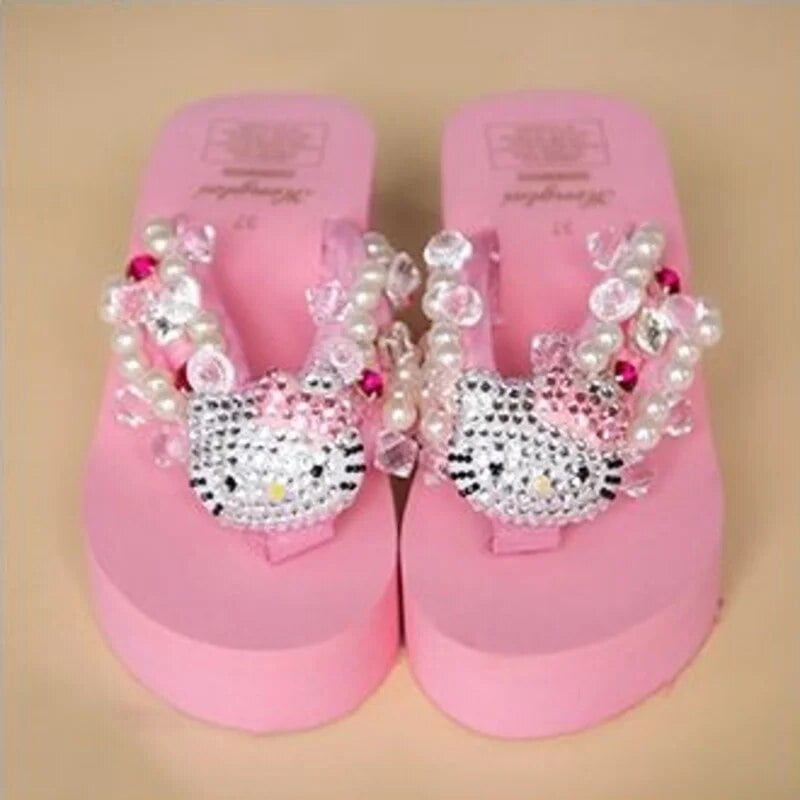 Kandazemei Sanrio Hello Kitty Kuromi My Melody Cinnamoroll Shoes Mini ...