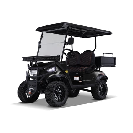 Kandi Electric Golf Cart Kruiser 2P Ranch AGM (Black)