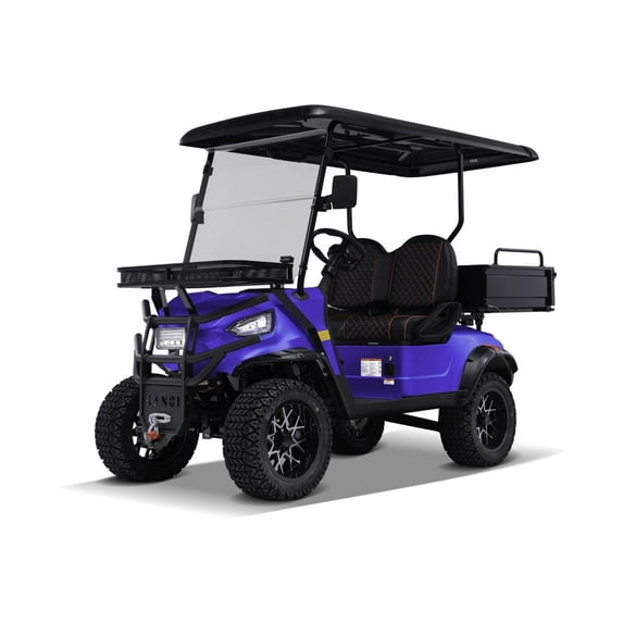 Kandi Electric Golf Cart Kruiser 2P Ranch AGM (Blue)