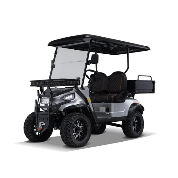 Kandi Electric Golf Cart Kruiser 2P Ranch AGM (Silver)