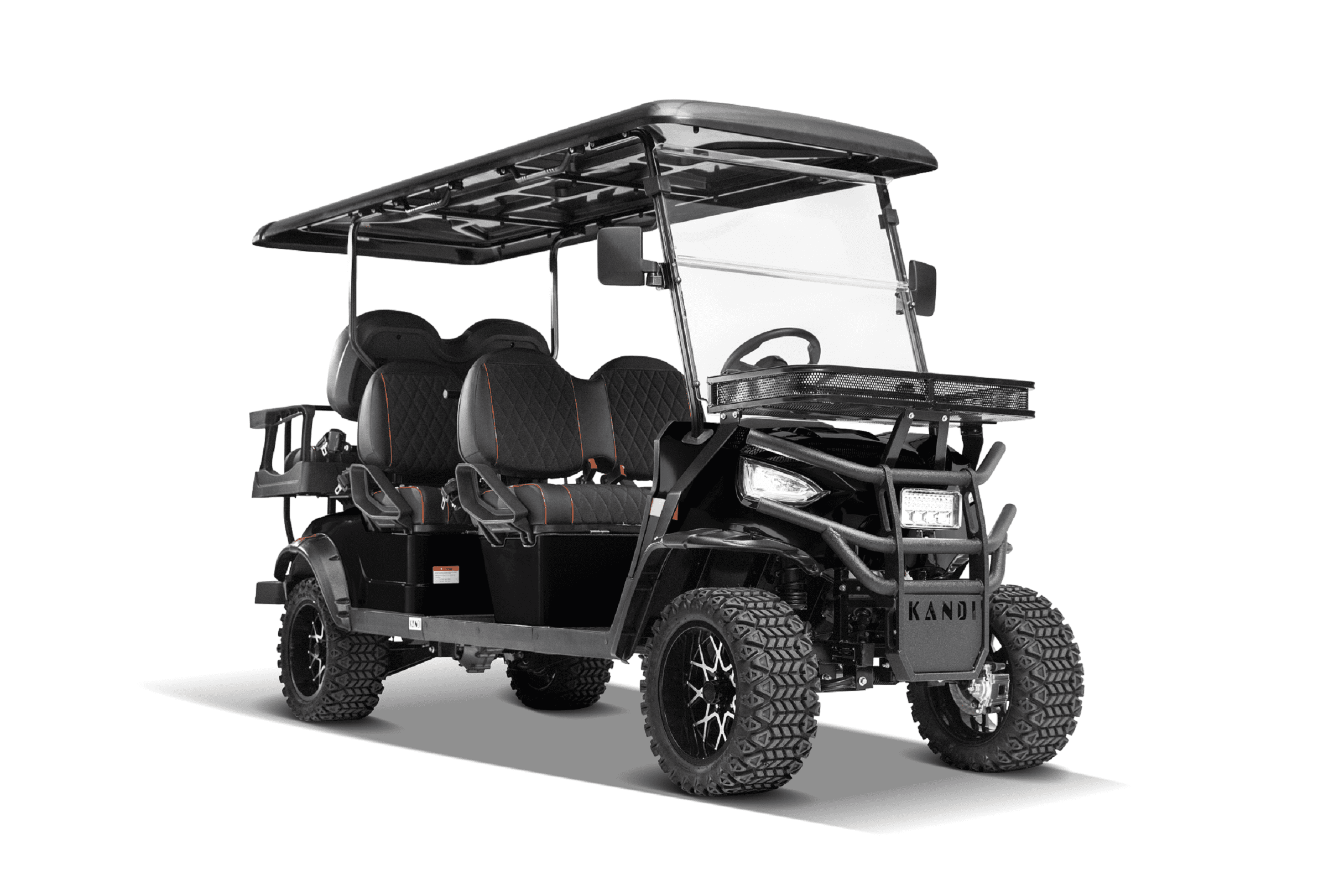 Kandi Kruiser 6P Electric Golf Cart, Silver, Ride with Style and