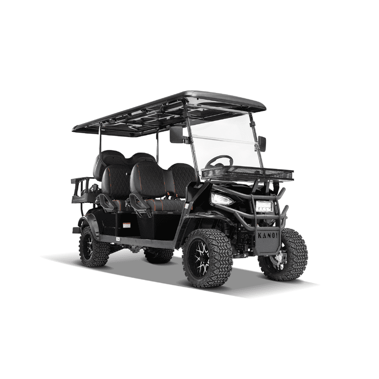 Kandi Electric Golf Cart Kruiser 6P AGM (Black) - Walmart.com