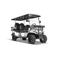 thumbnail image 1 of Kandi Electric Golf Cart Kruiser 6P AGM (White), 1 of 5