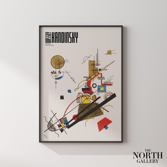 Kandinsky Abstract Art Print Colorful Expressionism