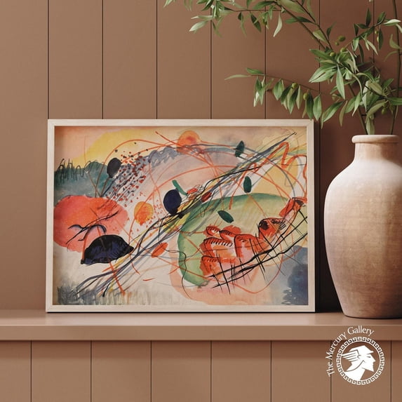 Kandinsky Abstract Wall Art Print, Modern Gallery Art And Home Decor ...
