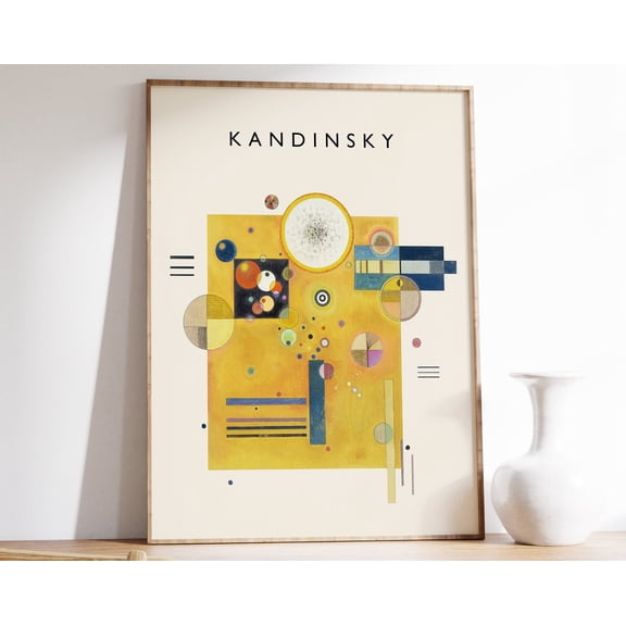 Kandinsky Bauhaus Art Print Abstract Geometric Decor