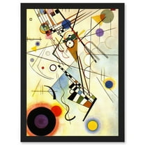 Kandinsky Composition VIII A4 Artwork Framed Wall Art Print