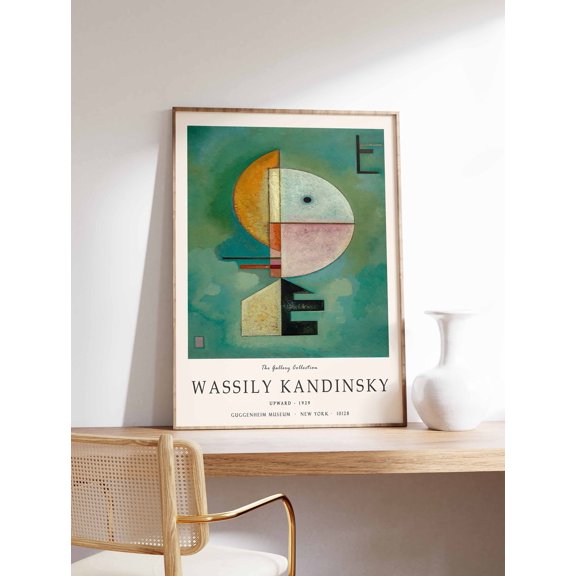 Kandinsky 'Upward' Exhibition Poster, Abstract Art Print, Poster Only