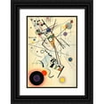 thumbnail image 1 of Kandinsky, Wassily 11x14 Black Ornate Wood Framed with Double Matting Museum Art Print Titled - Composition no.8, 1 of 4