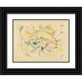 thumbnail image 1 of Kandinsky, Wassily 14x12 Black Ornate Wood Framed with Double Matting Museum Art Print Titled - Senza titolo, 1 of 4