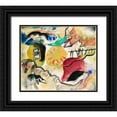 thumbnail image 1 of Kandinsky, Wassily 17x15 Black Ornate Wood Framed with Double Matting Museum Art Print Titled - Improvisation 27-Garden of Love II 1912, 1 of 4