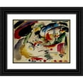 thumbnail image 1 of Kandinsky, Wassily 18x14 Black Ornate Wood Framed with Double Matting Museum Art Print Titled - Study for Improvisation 33 1913, 1 of 4