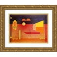 thumbnail image 1 of Kandinsky, Wassily 18x14 Gold Ornate Wood Framed with Double Matting Museum Art Print Titled - Quiet Assertion 1929, 1 of 4