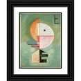 thumbnail image 1 of Kandinsky, Wassily 19x24 Black Ornate Wood Framed with Double Matting Museum Art Print Titled - Upward, 1 of 4