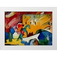 thumbnail image 1 of Kandinsky, Wassily 24x18 White Modern Wood Framed Museum Art Print Titled - Improvisation no.3 1909, 1 of 4
