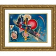 thumbnail image 1 of Kandinsky, Wassily 24x19 Gold Ornate Wood Framed with Double Matting Museum Art Print Titled - Im Blau, 1 of 4